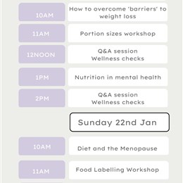 Wellness Workshop 21st-22nd January